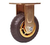 Ruedas giratorias de repuesto, Rueda giratoria de goma, rueda giratoria industrial pesada, rueda giratoria for muebles con freno, ruedas giratorias de transporte con carro (color: Gol(Gold,A)