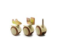 Ruedas Giratorias for Muebles, Abrazadera for Gabinete Con Ruedas De Freno, Pata De Soporte De Nailon for Sillas, Carrito De Cama, 2 Pulgadas, 4 Uds.(Color02)