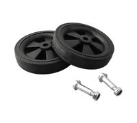 Ruedas giratorias para compresor de aire de 6 pulgadas, absorción de golpes, diseño silencioso antideslizante con tornillos, compatible con máquinas sin aceite y bombas de aire, paquete de 2, color