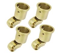 Ruedas giratorias, Ruedas for muebles estilo taza, herrajes for caja de maletero, muebles, gabinete, sofá, carrito, sillas, cama, carga 150 kg, 4 piezas(21mm/0.8in)