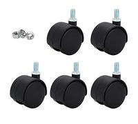 Ruedas giratorias, Ruedas para Muebles industriale Chair Swivel Casters Replacement Pack of 114 with 360 Degree Swivel and Floor Protection(Universal)