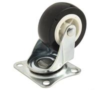 Ruedas giratorias silenciosas para muebles con ruedas de montaje lateral direccionales y de rodamiento suave, diseñadas para puertas correderas y artículos móviles (B)