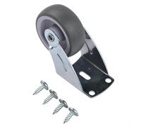 Ruedas giratorias silenciosas para muebles con ruedas de montaje lateral direccionales y rodantes, diseñadas para puertas correderas y artículos móviles (C)