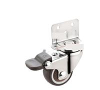 Ruedas giratorias universales for mesa, silla, sofá, con o sin freno, resistentes, for muebles, silenciosas(1.5 Inch With Brake)