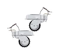 Ruedas izquierda y derecha, compatibles con Viomi V2 Pro, accesorios for aspiradora Regiones(One pair of white)
