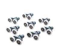 Ruedas Mampara Ducha Juego de 4 a 8 piezas de 23 mm y 25 mm for cabina de ducha corrediza, accesorios for puerta de cristal, rodillo de rodamiento, polea, doble balanceo, herrajes emergentes Ruedas Pa