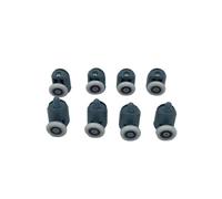 Ruedas Mampara Ducha Juego de 4 a 8 poleas for cabinas de ducha, rodillos for ducha, corredores, ruedas y poleas de 20 mm, 22 mm, 23 mm, 25 mm y 27 mm de diámetro Ruedas Mampara Ducha(4 upper 4pcs low