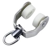 Ruedas Mampara Ducha Polea de cortina acero inoxidable 30 piezas, riel recto, curvo, gancho, rueda, herrajes for decoración ventanas