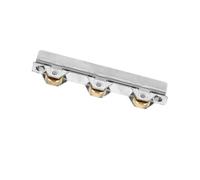Ruedas Mampara Ducha Polea de puerta vidrio con rodillo acero 10 mm diámetro for puertas corredizas, ventanas, armarios, patios y rodamientos rueda metal(8.00X2.00X1.00CM)