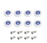 Ruedas Mampara Ducha Ruedas for mamparas de ducha con tornillos deslizantes for domésticas 19/23/25 mm, accesorios duraderos(25mm)