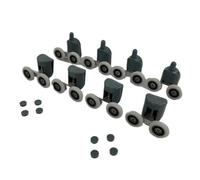 Ruedas Mampara Ducha Ruedas for mamparas de ducha de aleación de zinc con rodamientos de bolas, poleas, rodillos y ruedas, diámetro de rodamiento: 19 mm, 20 mm, 23 mm, 25 mm y 27 mm Ruedas Mampara Duc