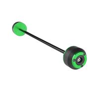 Ruedas Motocicleta Eje Delantero Horquilla Deslizadores Antichoques Para Ninja650 Z900 Z750 Z650 Z800 Z1000 Z900RS Para Versys650 Zx6r Control deslizante del marco de la motocicleta(VERDE)