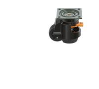 Ruedas niveladoras Ruedas giratorias de Servicio Pesado de 4 Piezas con diseño de Mango Patas de Altura Ajustable Compatibles con máquina de Banco de Trabajo(2.5inch)