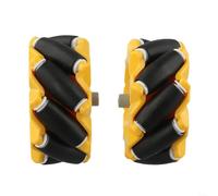 Ruedas omnidireccionales robustas para los coches inteligentes del robot completo 2PCS para el sistema de la rueda de Mecanum