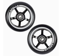 Ruedas para Apollo Stunt Scooter - dos ruedas profesionales de 100mm con núcleo de aluminio - 2x rodamientos de bolas Abec 9, rueda para patinete ruedas de recambio adecuadas para Stunt