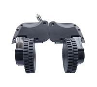 Ruedas para aspiradora, ruedas de repuesto, accesorios para aspiradora, compatibles con Eufy Robovac G10 30C11s para Conga 1090, color negro