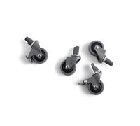 Ruedas para caja Colour Crate (4 unidades), Gris medio