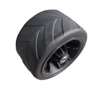 Ruedas para carrito de camping de 170 x 100 mm, polipropileno y PVC de alta resistencia para carrito plegable, eje de 8 mm, silencioso, para jardín, playa
