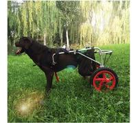 Ruedas para carrito de perro, silla de ruedas para patas traseras, silla de ruedas para perros grandes, silla de ruedas ajustable para perros, patas traseras, rehabilitación, soporte para pa