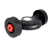 Ruedas para desbrozadora - Ruedas de soporte ajustables | Componentes para cortacésped de jardín ideales para patio, pasillos de carreras, paisajismo exterior y patio