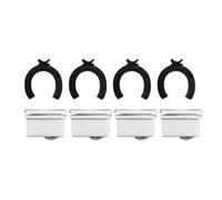 Ruedas para Muebles,4 Piezas Rodillo Adhesivo - 360 Grados Rotables Mini Deslizadores para Electrodomésticos con Freno | para Muebles Cubo De Basura Pequeños Electrodomésticos Utensilios De Cocina