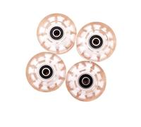 Ruedas para Patines 4 ruedas luminosas for patines con rodamientos adecuadas for patinaje de doble fila y monopatín(Color 3)