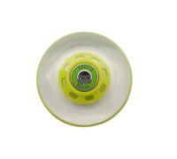 Ruedas para Patines 8 Uds patines rueda Scooter 80x24 Color negro gris transparente(Light yellow)