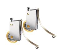 Ruedas para puertas correderas, 2 unidades | Ruedas correderas para puertas correderas para exteriores, baño, dormitorio, armario, garaje, terraza, reparación, hogar