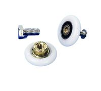 Ruedas para Puertas correderas de Cristal, Sliding Shower Door Rollers Pack of 8 20-27mm with M4 Or M6 Screws(23mm with M6 Screw)