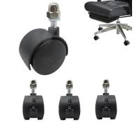 Ruedas para silla de ruedas - 4 ruedas móviles para calefacción al aceite para alfombras, ruedas de 4 x 3 cm para sillas de ruedas | ruedas para cómoda, sillas, radiadores eléctricos