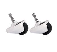 Ruedas Piezas De La Rueda Delantera, Compatible Con Xiaomi 1S 1C, Compatible Con Roborock S5 S50 S6 S60 S5Max S6Maxv Aspiradora Robótica Pura Rueda Antivibración Estable(White)