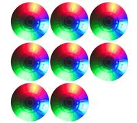 Ruedas Roller, juego de 8 ruedas de rodillos en línea LED Light Up Ruedas de patín Rueda de repuesto 68/70/72/76/80 mm para niños y adultos