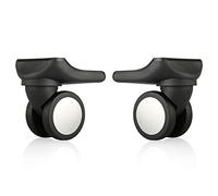 Ruedas, ruedas de repuesto, reemplazo de ruedas de equipaje, juego de 2 piezas, reparación de silencio frontal giratorio de 360 grados, repuesto de rueda de equipaje, maleta, ruedas, piezas giratori