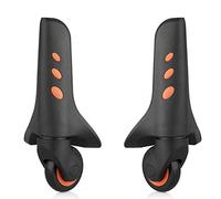 Ruedas, Ruedas de Repuesto, reemplazo de Ruedas de Equipaje, Juego de 2 Piezas, reparación de Silencio Giratorio de 360 Grados, Repuesto de Rueda de Equipaje, Maleta, Ruedas, Piezas giratorias