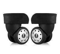 Ruedas,Ruedas de Repuesto,Reemplazo de Ruedas de Equipaje,Juego de 2 Piezas, Rueda silenciosa de Equipaje giratoria de 360 Grados Reemplazo de Maleta Ruedas de reparación Piezas giratorias(L)