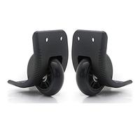 Ruedas,Ruedas de Repuesto,Reemplazo de Ruedas de Equipaje, Juego de 2 Piezas, Ruedas silenciosas de Equipaje direccionales Tipo Negro Maleta Reemplazo Reparación Ruedas Piezas Spinner