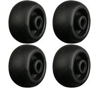 Ruedas,Ruedas de Repuesto,reemplazo de Ruedas de Equipaje, Juego de 4,35x22 mm Silenciador Trasero Reparación de Goma Reemplazo Rueda de Equipaje Maleta Ruedas Piezas Spinner