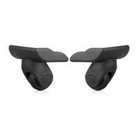 Ruedas, ruedas de repuesto, reemplazo de ruedas de equipaje, reparación de silencio giratorio de 360 grados, repuesto de rueda de equipaje, ruedas de maleta, piezas giratorias, juego de 2 piezas(Rea