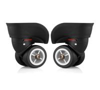 Ruedas, ruedas de repuesto, repuesto de ruedas de equipaje, juego de 2 piezas, rueda giratoria de 360 grados for equipaje, rueda silenciosa, repuesto de maleta, ruedas de reparación, piezas giratori