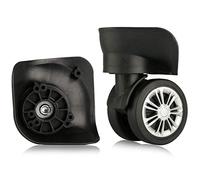 Ruedas, ruedas de repuesto, repuesto de ruedas de equipaje, juego de 2 piezas, rueda giratoria de 360 grados for equipaje, rueda silenciosa, repuesto de maleta, ruedas de reparación, piezas giratori