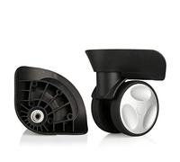 Ruedas, ruedas de repuesto, repuesto de ruedas de equipaje, juego de 2 piezas, rueda giratoria de 360 grados for equipaje, rueda silenciosa, repuesto de maleta, ruedas de reparación, piezas giratori