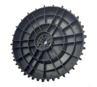 Ruedas todoterreno para Segway Navimow i105E i108E i110N - 35% de tracción de escalada con banda de rodadura antideslizante - Construcción robusta de polietileno - 250 mm negro par de repuesto