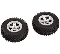 Ruedas Traxxas TRA5875 Sct y 2.2 pulg Satin Chrome Ruedas Dela (Importación USA)