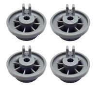 Ruedas Universales para Canasta Inferior, Juego de 4 Rueda Lavavajillas, Ruedecillas Bandeja Inferior Lavaplatos para Cesto Inferior Ruedas Lavavajillas, Compatible con Bosch & Siemens Lavavajillas