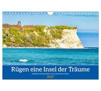 Rügen eine Insel der Träume (Wandkalender 2027 DIN A4 quer), CALVENDO Monatskalender: Rügen bietet atemberaubende vielseitige Natur und historische Bäderarchitektur.