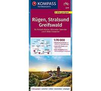 Rügen / Stralsund / Greifswald (3319): reiß- und wetterfest mit Extra Stadtplänen (Fahrradkarten)