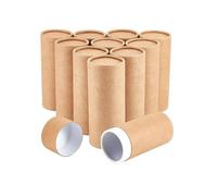 RUEHALF 10 tubos de cartón redondos de 100 ml/3,5 oz, for lápices, té, café, cosméticos, manualidades, regalos.