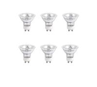 ruehalf 10Pcs GU10 2700K Bright Bulbs Spot Light Aromatherapy Wax Melting Lamp Special Halogen Lamp Heating Bulb(Chrome 220V35W)