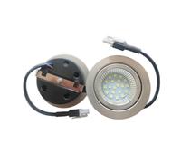 RUEHALF 2 bombillas LED for campana extractora de 2,5 W, 220-240 V, aptas for orificios de montaje de 60 mm, for iluminación de armarios de cocina, repuesto for bombilla halógena de 20 W(Warm White 30