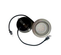 ruehalf 2 Campanas extractoras de 12 V CC, 12 Bombillas LED de 2,5 W for iluminación de armarios de Cocina, Potencia Equivalente a Bombilla halógena de 20 W(Warm White 3000K)